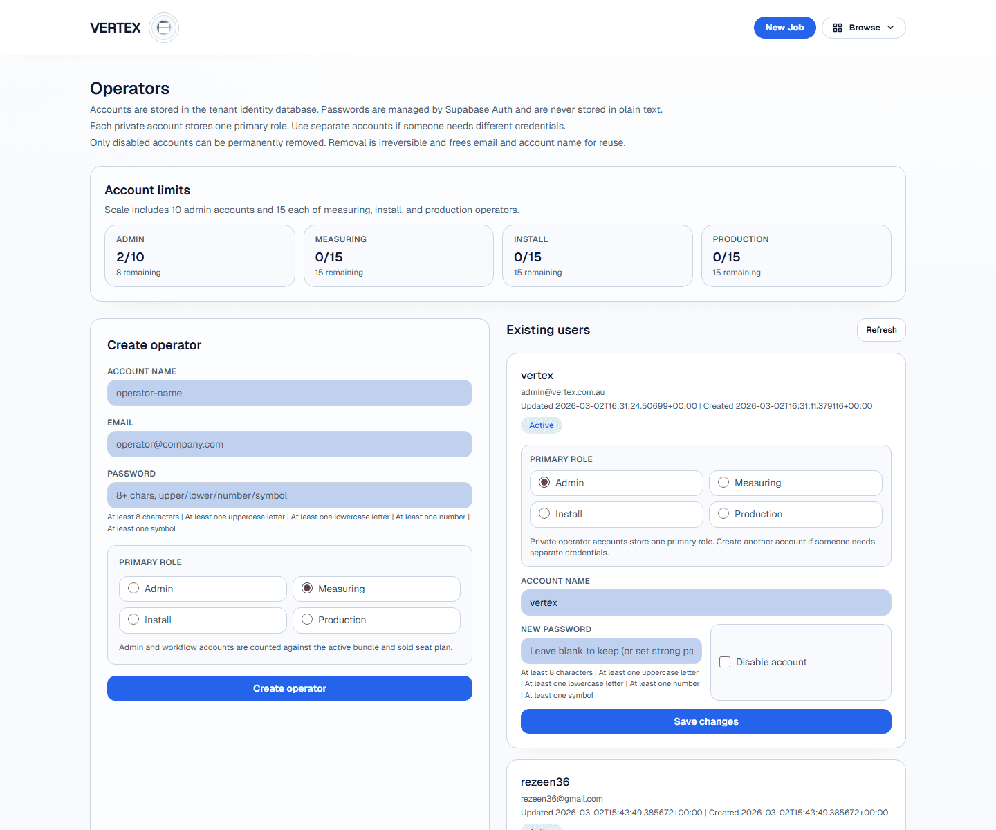 Invite private operators after setup is verified.